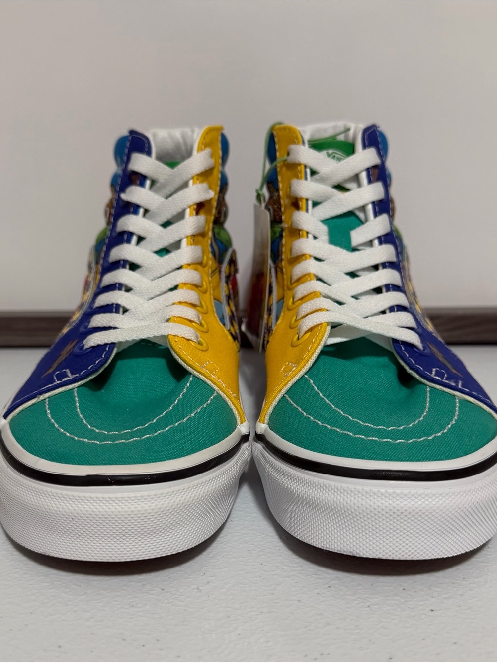 Vans x Sesame Street Sk8-Hi 'Oscar's Taxi Service' Sneakers-Size 6/7 New - Picture 4 of 9